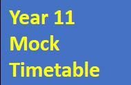 Read more about Year 11 Mock Timetable
